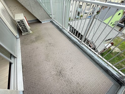 バルコニー　開放的で明るい空間を演出してくれるバルコニーです