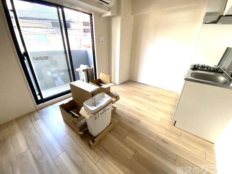 居室・リビング　建築中写真です！