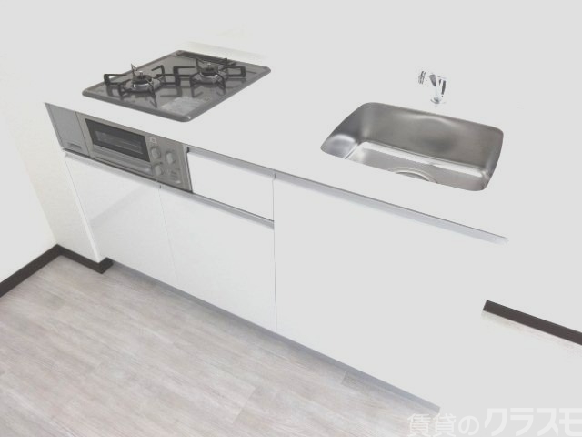 キッチン　自炊のしやすいキッチンですね。