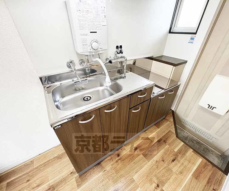 キッチン　ガスコンロ設置可