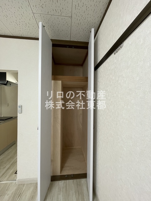 収納　奥行のある収納付です！増えがちな荷物をもスッキリ収納できます