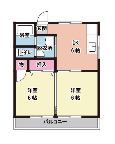 セゾンハイツＦの間取り