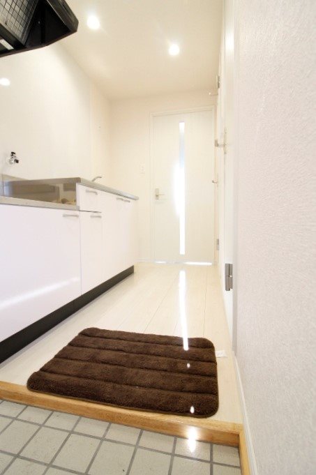 玄関　反転です。