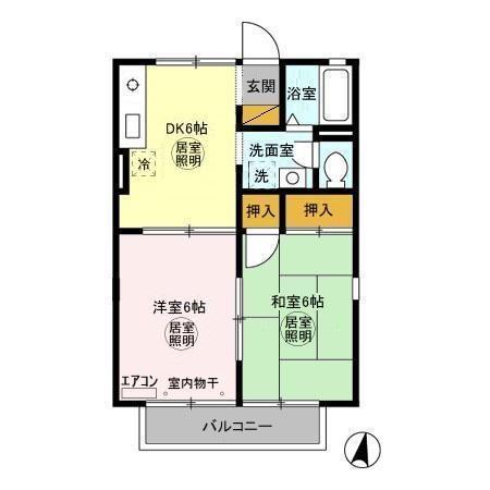メゾンベール五番館_間取り_0