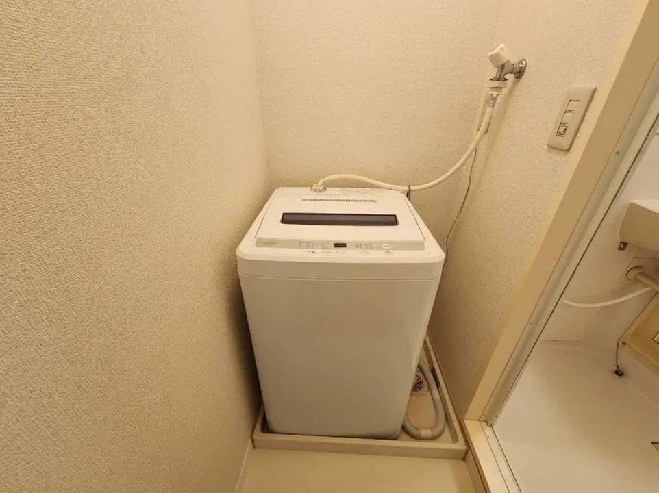 洗面設備　洗濯機置場
