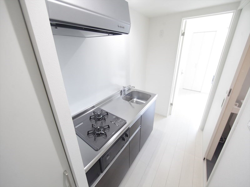 キッチン　システムキッチン（ガス2口コンロ付）