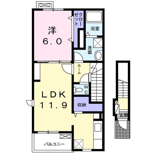 Ｇ－フォレストIの間取り