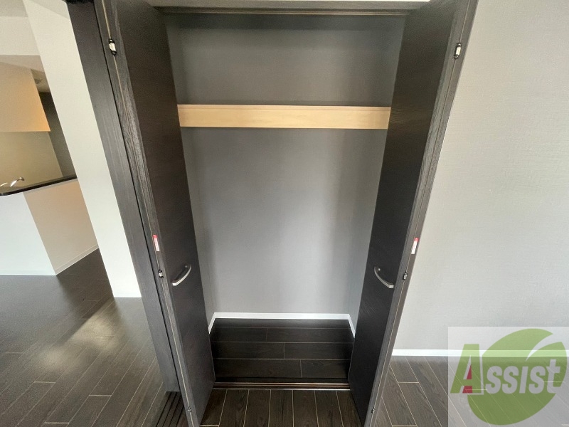 収納　収納です。寝室もすっきり片付きますよ～！