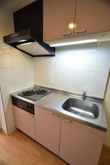 キッチン　２口ガスコンロ付きキッチン♪