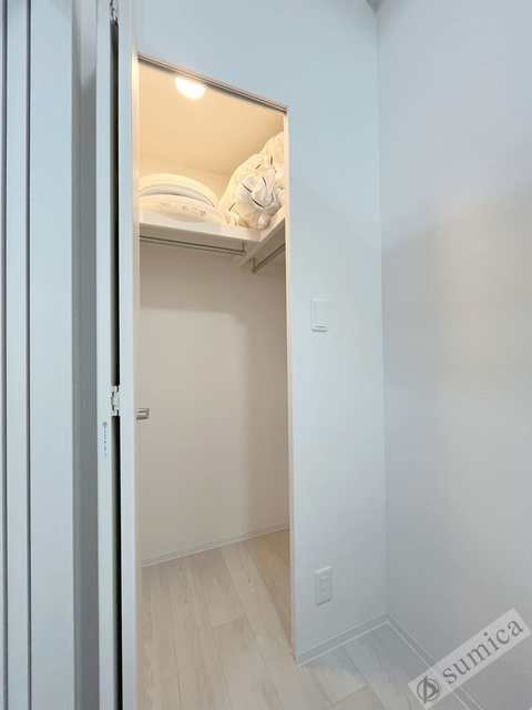 収納　室内をスッキリと見せることができる。充実収納です♪♪