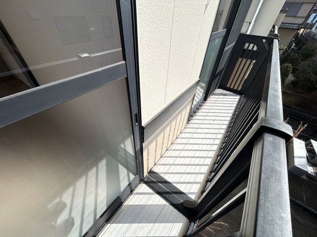 バルコニー　広々としたバルコニーです
