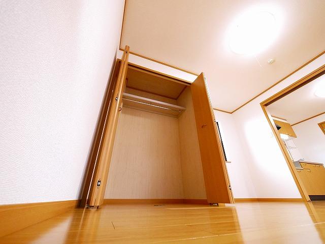 収納　十分な収納スペースがあります