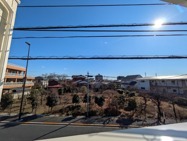 眺望　日差しが入ってきます♪