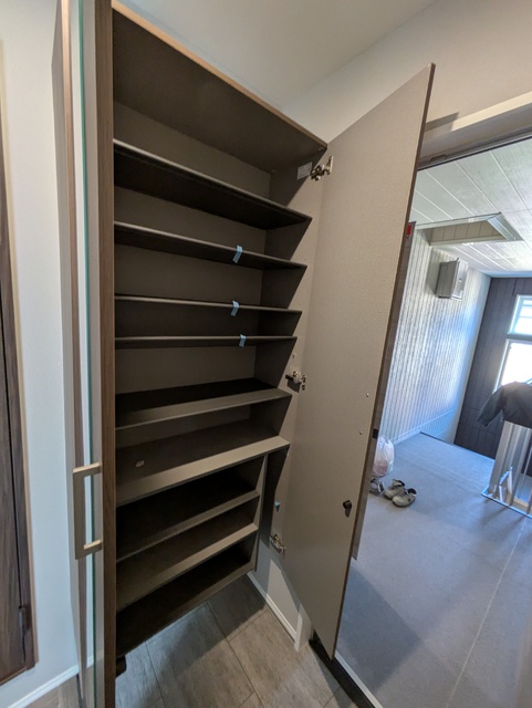 玄関　大容量のシューズボックス♪