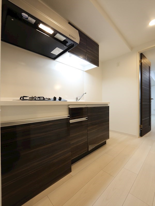 キッチン　システムキッチン（ガス2口コンロ付）