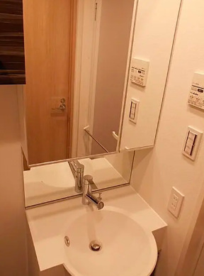 洗面設備　別タイプ部屋　参考写真です