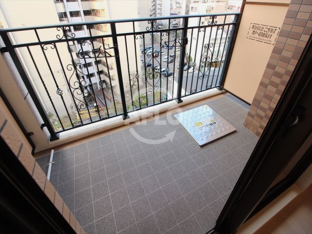 バルコニー　Luxe天王寺　バルコニー