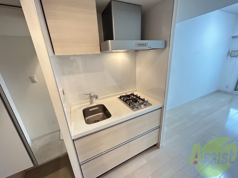 キッチン　こちらのキッチンでおいしいお料理をおつくり下さい