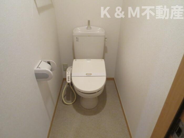 トイレ　ゆったりとした空間のトイレです