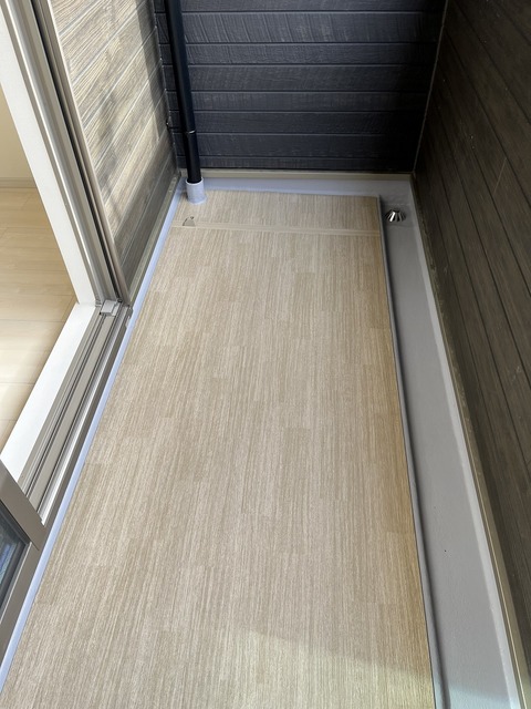 バルコニー　同施工会社の写真です。