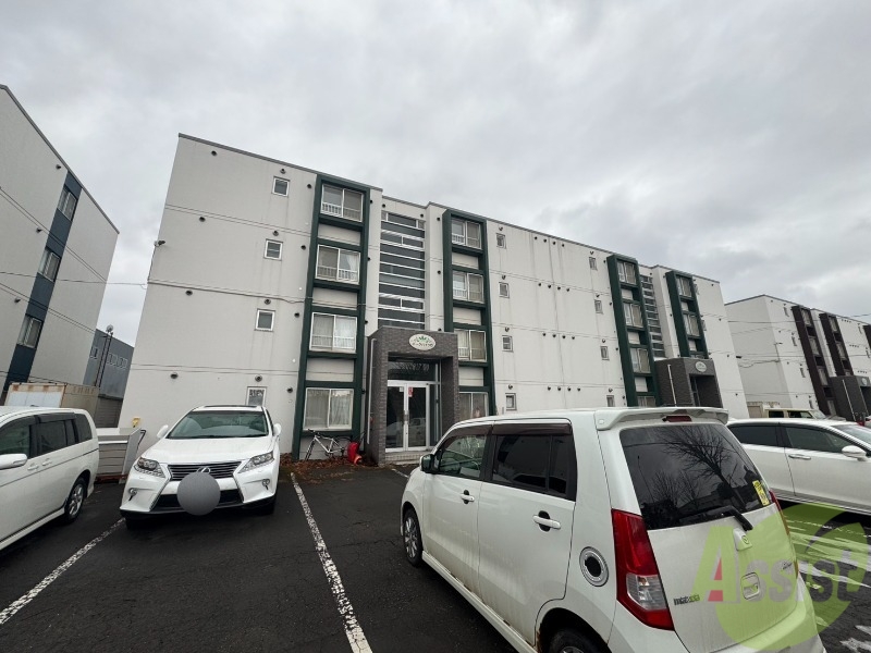 建物外観　札幌市北区百合が原「パークハイツＤ棟」