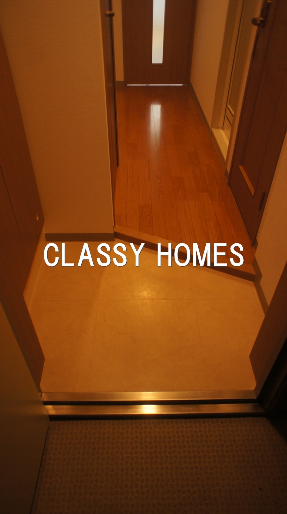 玄関　2002年竣工　スカイコート三田慶大前：玄関