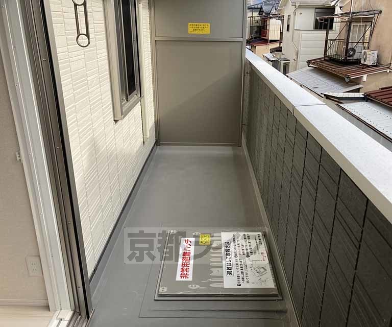 バルコニー　洗濯物たくさん干せます