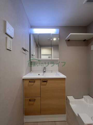 洗面設備　※参考写真です。同じ間取りの別部屋になります。