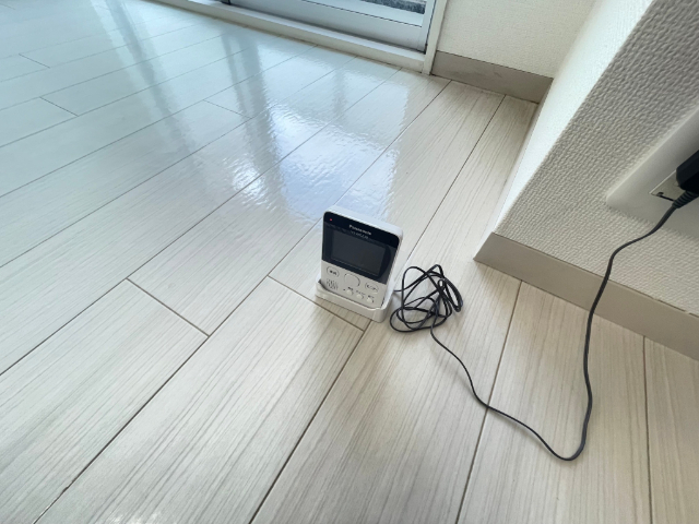 セキュリティ　モニター付きインターホンです