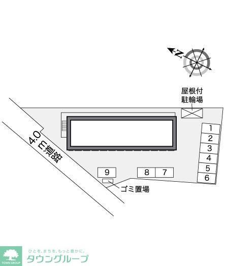 駐車場　駐車場・駐輪場・ゴミ置き場
