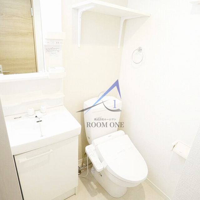 洗面設備　洗面台です。