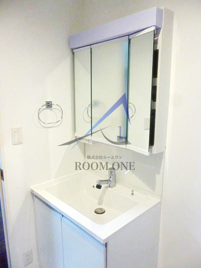 洗面設備　洗面台です。