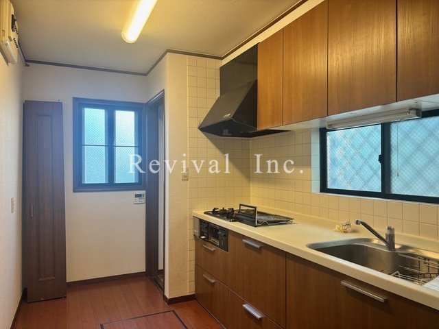 キッチン　料理のしやすいガスキッチン仕様