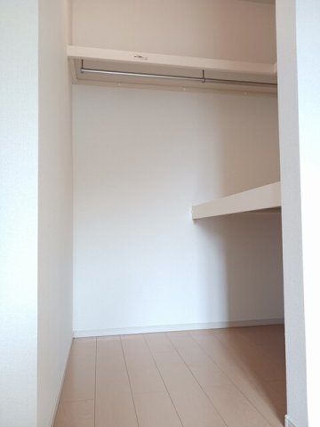 収納　たっぷりとした収納スペースです