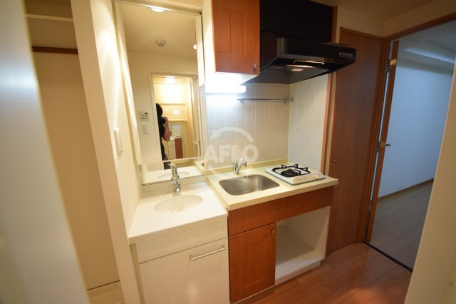 キッチン　エステムコート心斎橋アルテール　1口ガスシステムキッチン