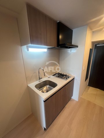 キッチン　レジュールアッシュNAMBA　2口ガスシステムキッチン