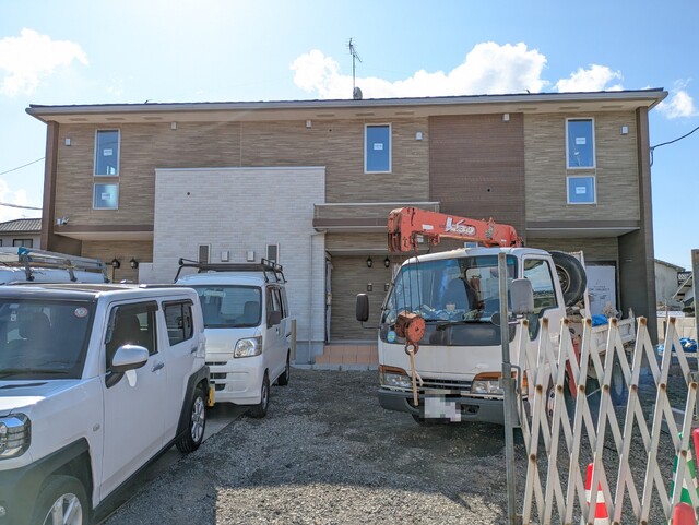 建物外観　建築中