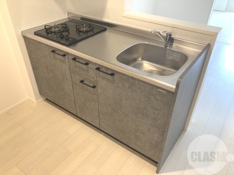 キッチン　２口コンロのシステムキッチン♪