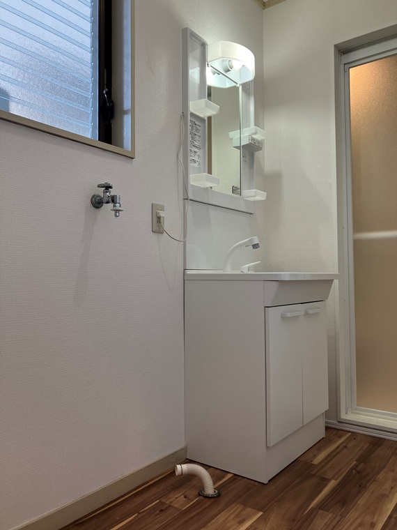 洗面設備　忙しい朝には欠かせない洗面所です