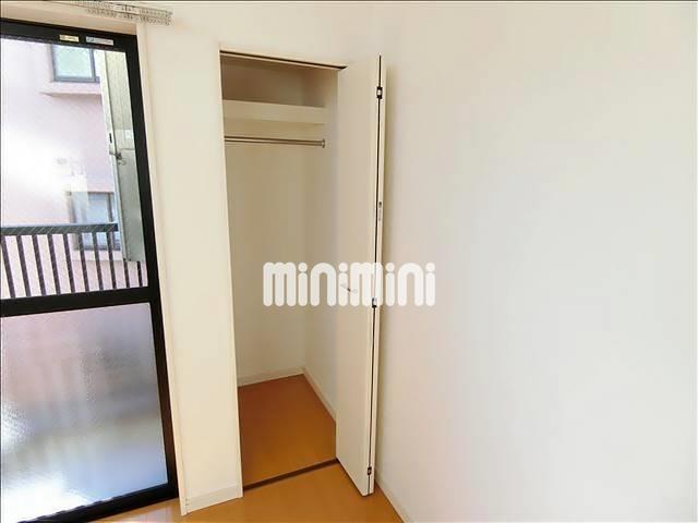 収納　クローゼット付きでお荷物もすっきり収納。