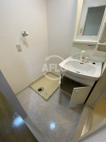 洗面設備　パークハイツ　洗面脱衣所