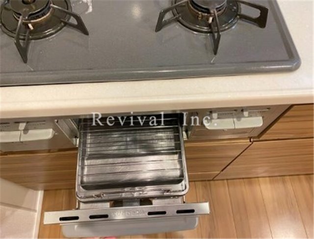 キッチン　料理のしやすいガスキッチン仕様