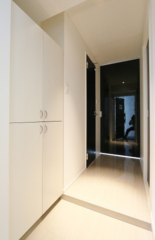 玄関　明るい玄関ですね