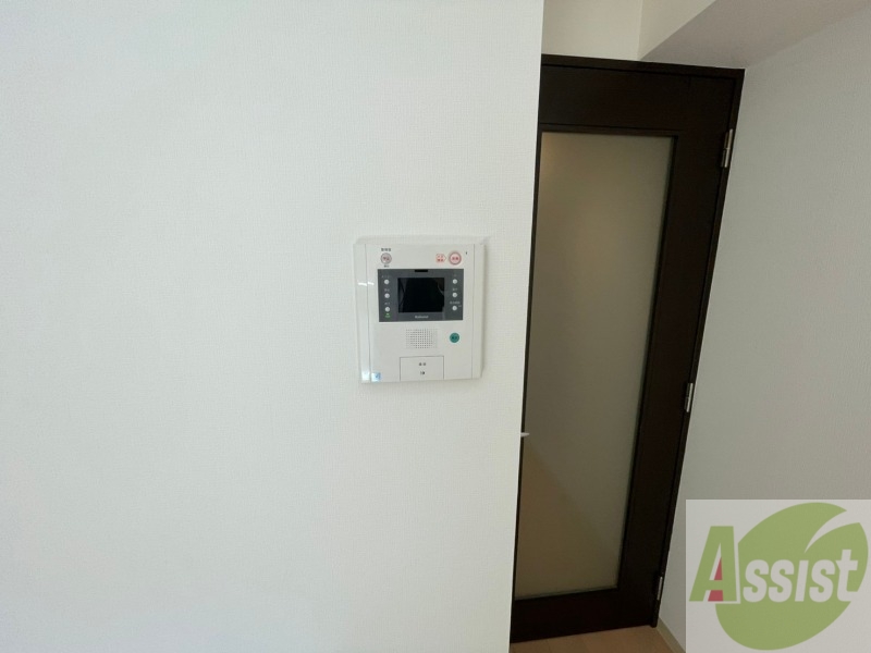 セキュリティ　インターホンで来客確認ができます。安心ですね。