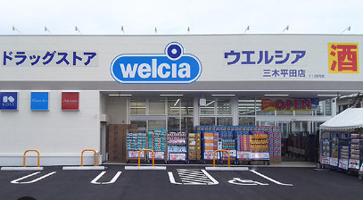 ドラックストア　ウエルシア三木平田店（ドラッグストア）まで548m