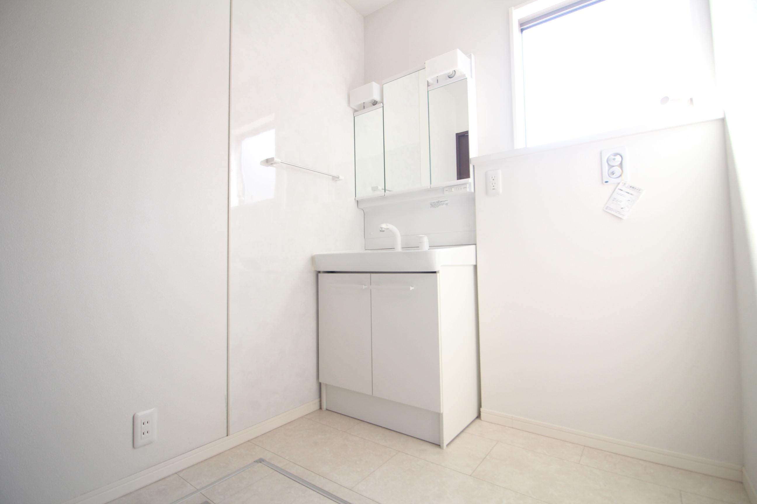 洗面設備　洗面・脱衣・洗濯機スペース♪