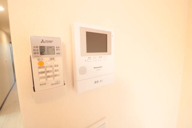 セキュリティ　モニター付きインターホンで安心♪