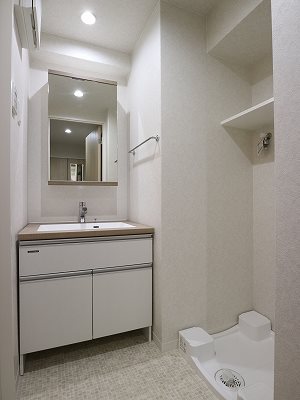 洗面設備　同シリーズの参考写真です