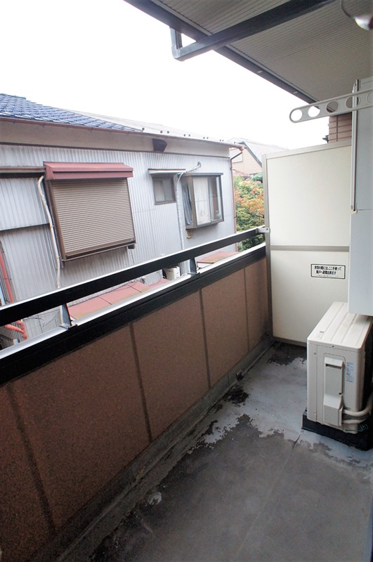 バルコニー　※202号室のバルコニーです