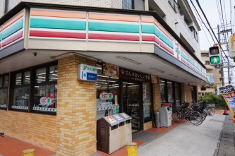 コンビニ　セブンイレブン 川崎神地店（コンビニ）まで450m